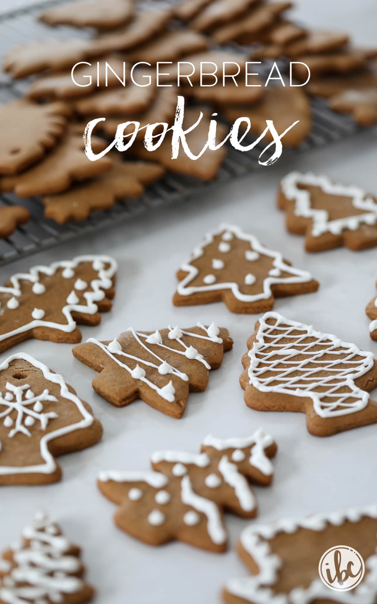 Delicious and festive Gingerbread Cookies! #christmas #cookies #gingerbread 