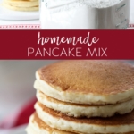 Learn how to make this easy and delicious Homemade Pancake Mix. #homemade #pancake #mix #breakfast #recipe #pancakes