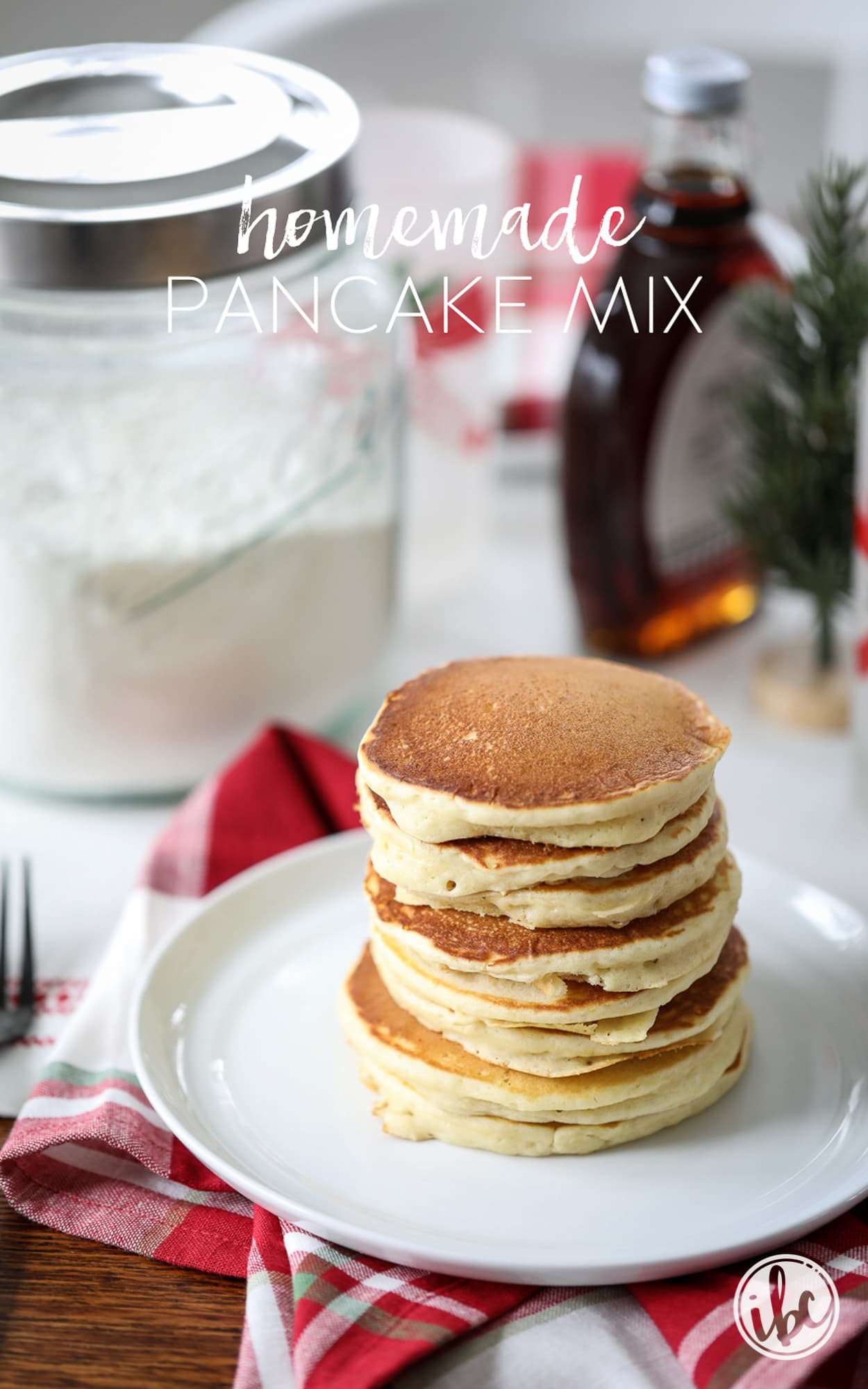 Learn how to make this easy and delicious Homemade Pancake Mix. #homemade #pancake #mix #breakfast #recipe #pancakes 