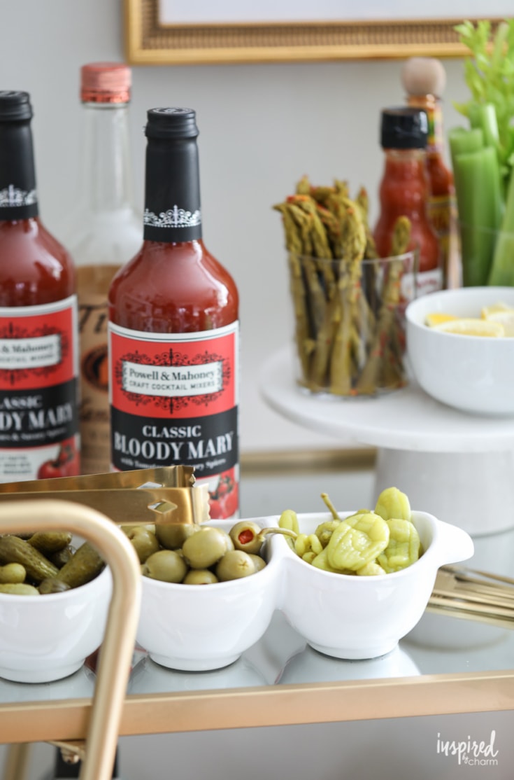 Bloody Mary Bar - How to Set and Style a Bloody Mary Bar