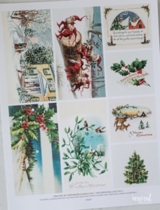 Handmade Vintage-Inspired Christmas Gift Tags