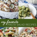 A collection of The Best Pasta Salad Recipes #pastasalad #recipe #summer #picnic #sidedish #salad #pasta #macaroni #macaronisalad