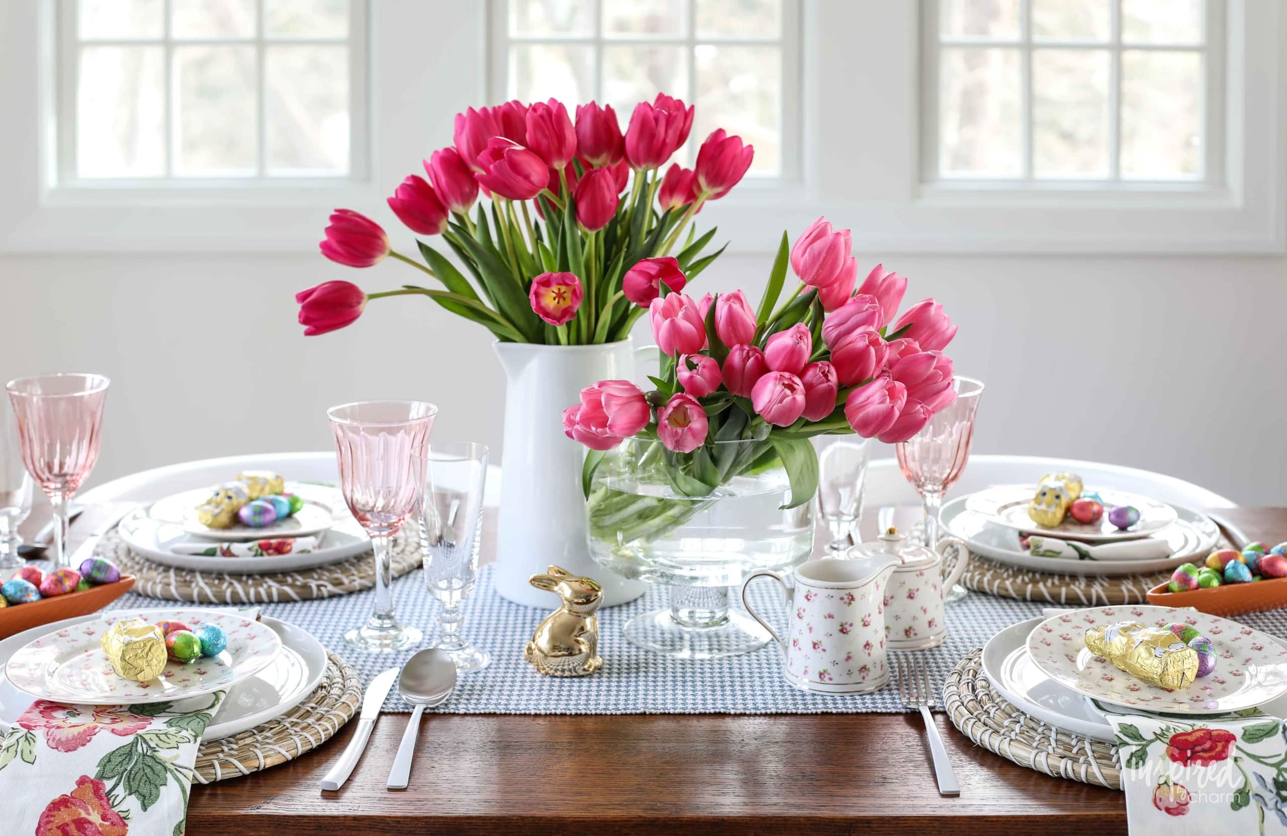 Floral Inspired Easter Table Decor
