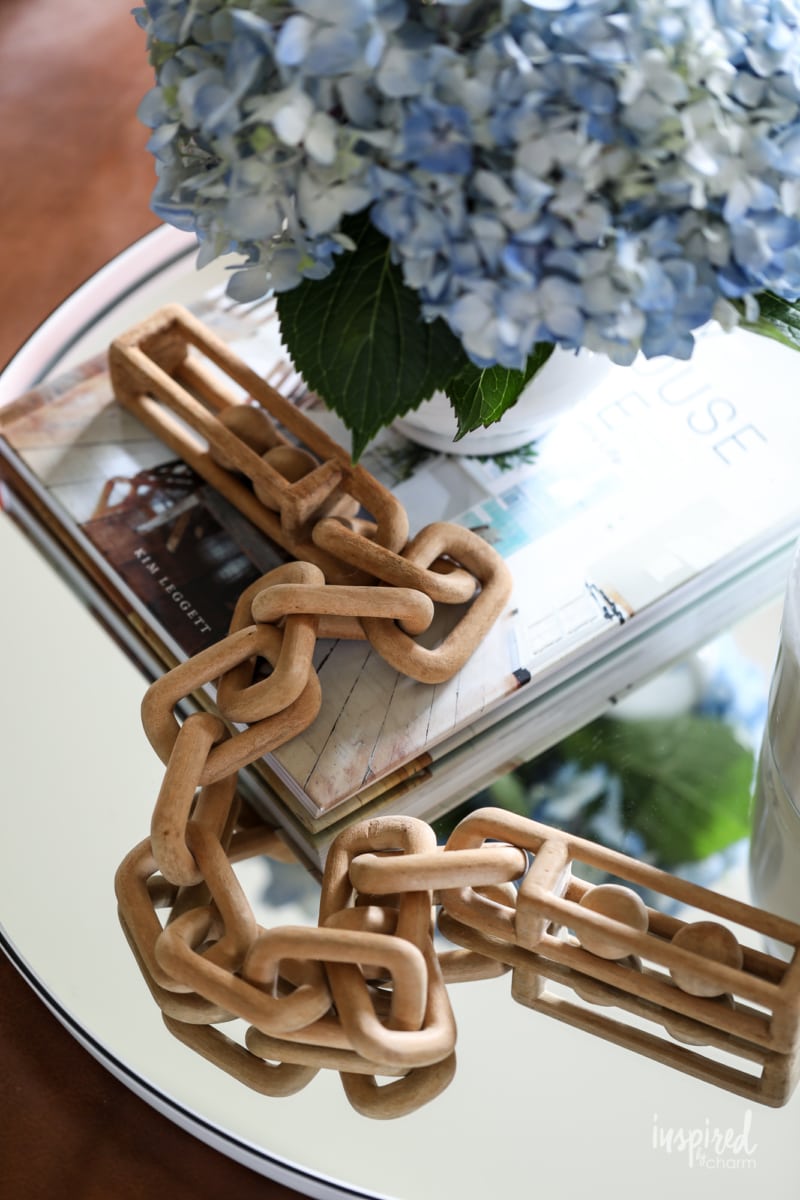 Vintage Wooden Chain - My Latest Vintage Finds (Antiquing with Charm) #vintagefinds #vintage #antique #antiques #home #decor #styling