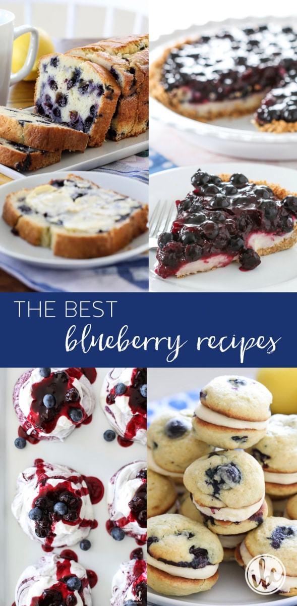 The Best Blueberry Recipes #blueberry #recipes #dessert #summer #blueberries #breakfast #brunch