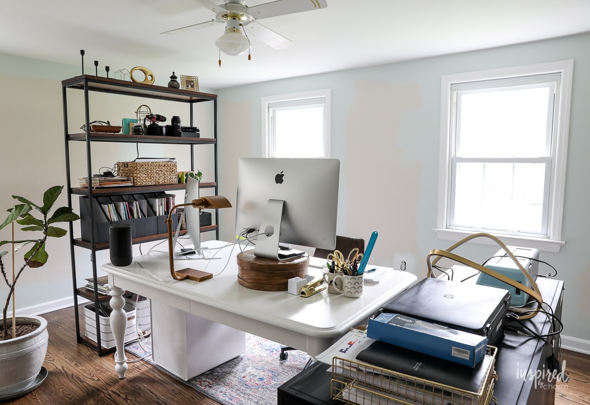 Home Office Makeover Update and Design Plan #homeoffice #office #makeover #design #designplan 