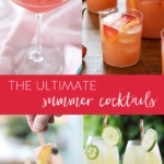 The Ultimate Collection of Summer Cocktail Recipes #summer #cocktails #sangria #martini #margarita #punch #easy #cocktail #recipe