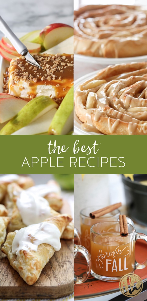 The Best Apple Recipes for Fall #apple #recipe #dessert #fallbaking #applerecipe #breakfast #pie #applepie #cocktail #applecider