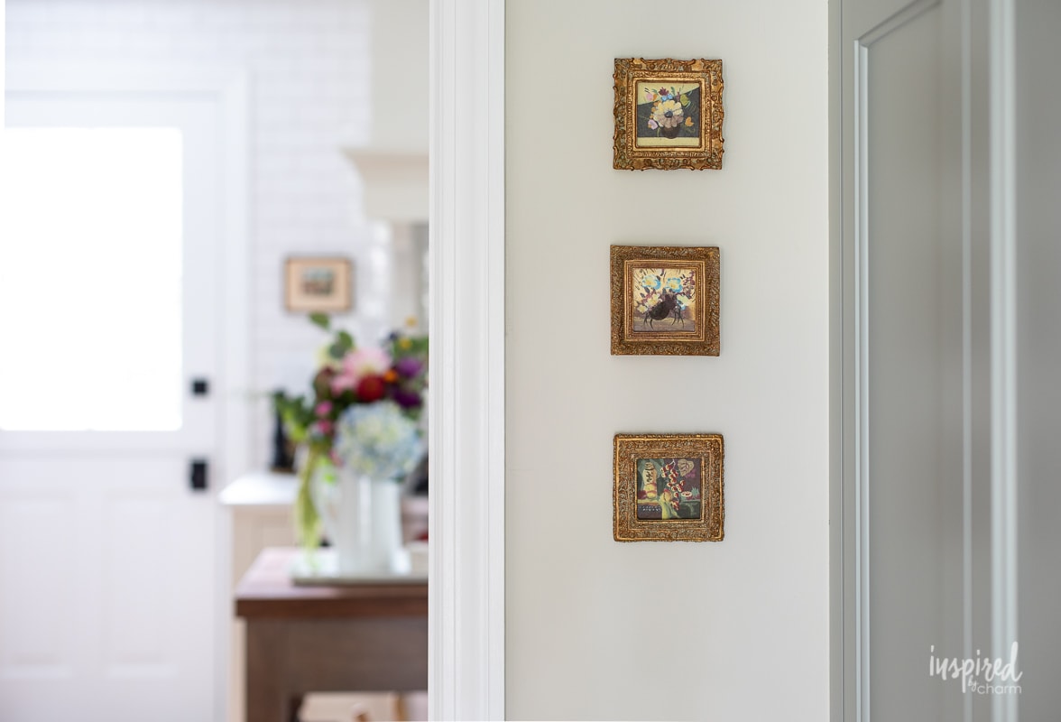 Decorating with Mini Paintings ( + Entryway Update)