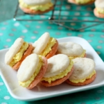 Candy Corn Cream Wafer Cookies