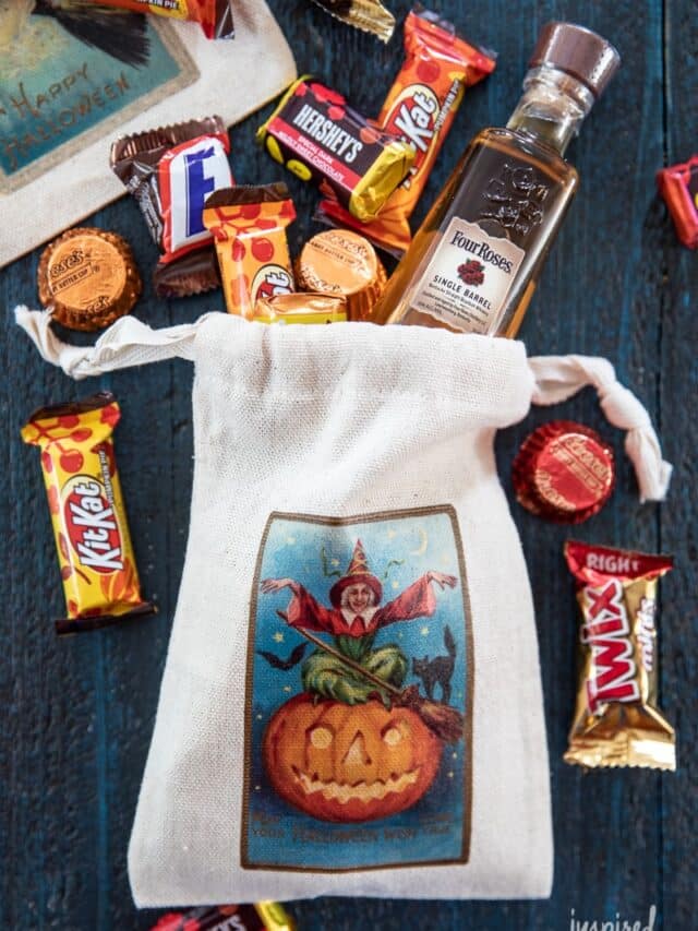 Vintage-Inspired Halloween Treat Bags