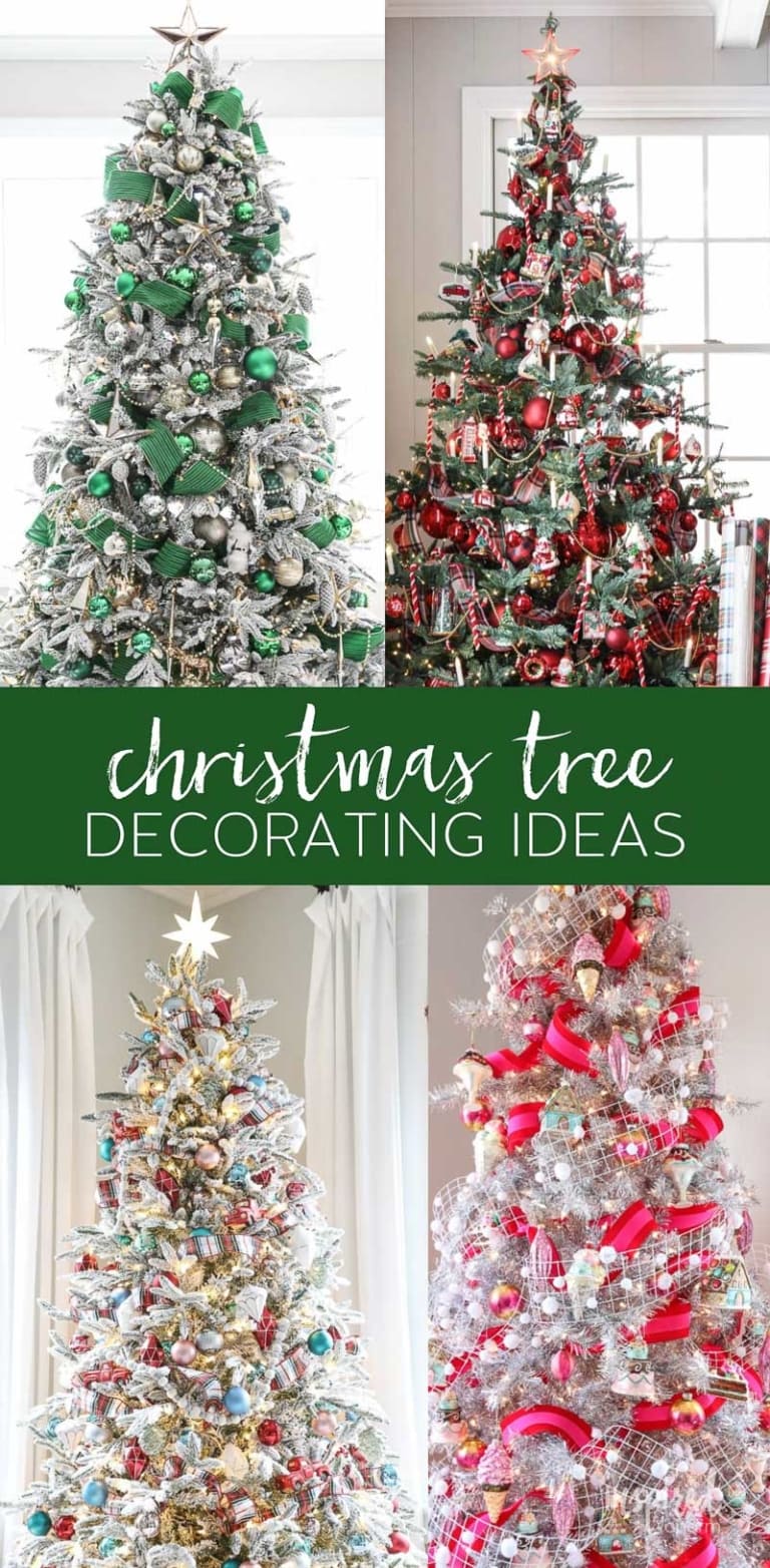 21+ Beautiful and Festive Christmas Tree Decorating Ideas