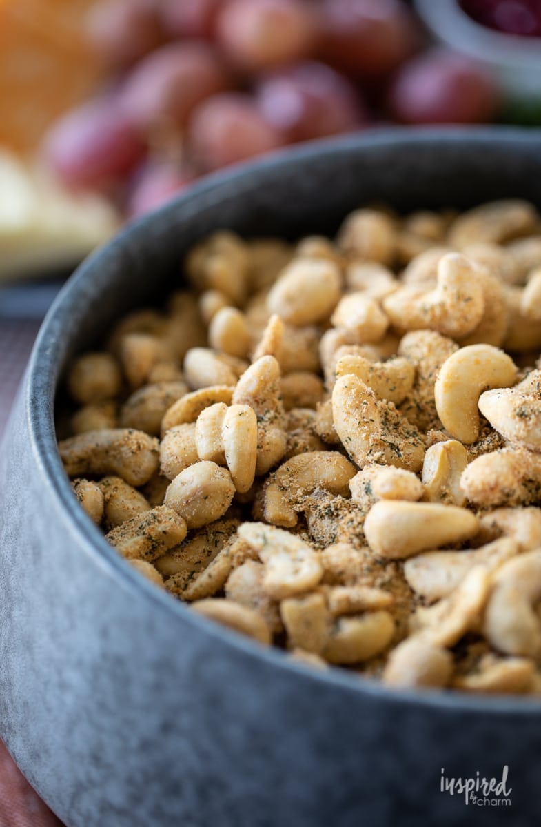 roasted nuts in a bowl
