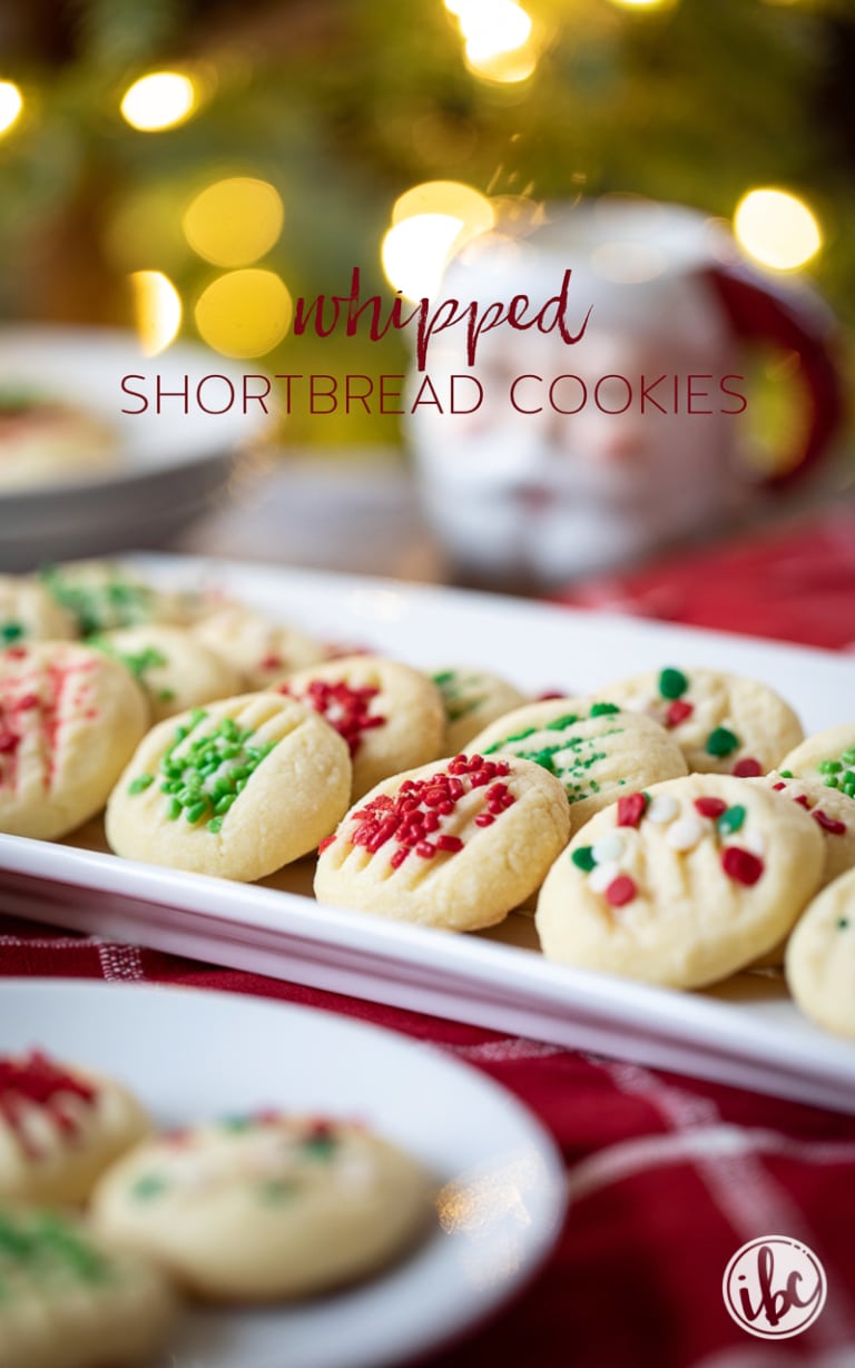 Whipped Shortbread Cookies - Melt-in-Your-Mouth Christmas Cookies