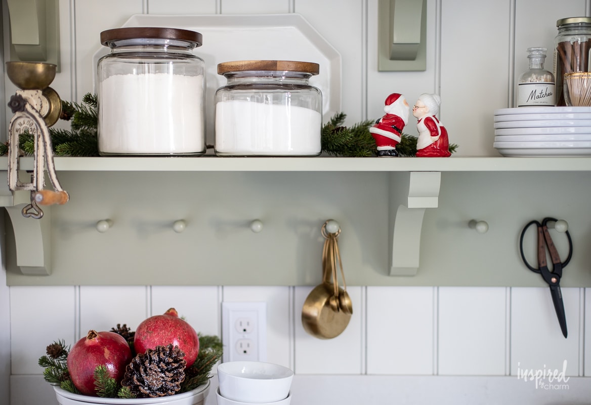 Christmas In my Bulters Pantry #kitchen #christmas #decor #holiday #pantry #decorating #santamugs