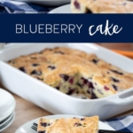 Delicious Homemade Blueberry Cake Recipe #blueberrycake #cake #blueberries #dessert #recipe