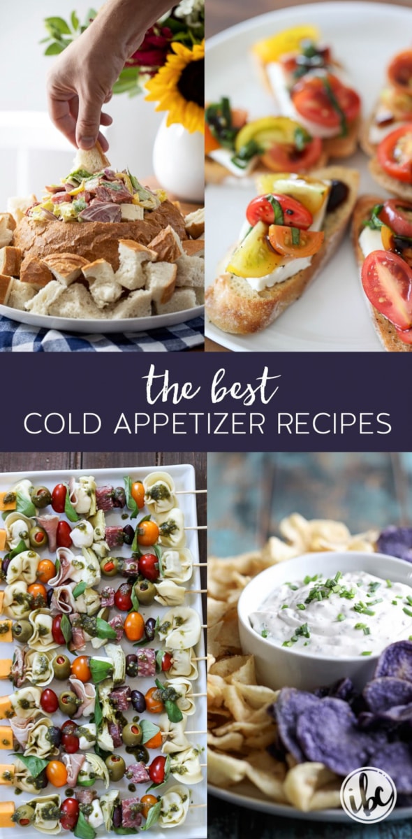 The Best Cold Appetizer Recipes #appetizer #coldappetizers #recipes #entertaining #snacks #food #horsdoeuvres