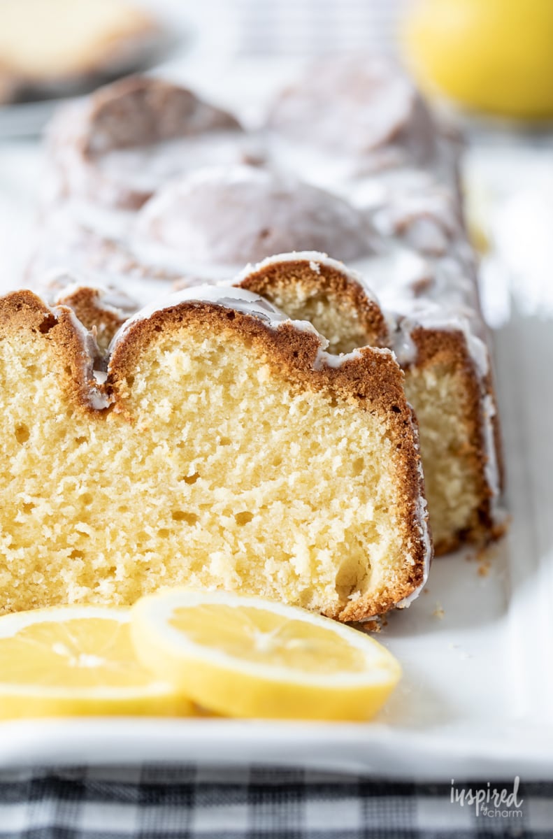 Delicious Lemon Pound Cake Recipe #lemon #poundcake #recipe #quickbread #dessert #cake #easter #spring