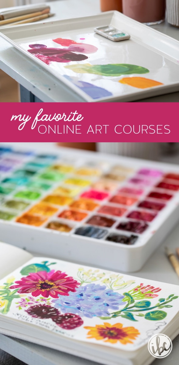 My Favorite Online Art Courses #art #courses #education #artist #oilpainting #watercolor #sketchbook #onlineartists #class #teaching