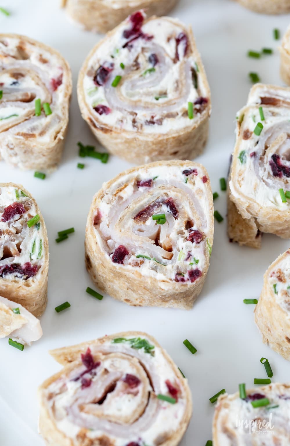 Turkey Bacon Cranberry Roll-Ups - easy flavorful appetizer recipe