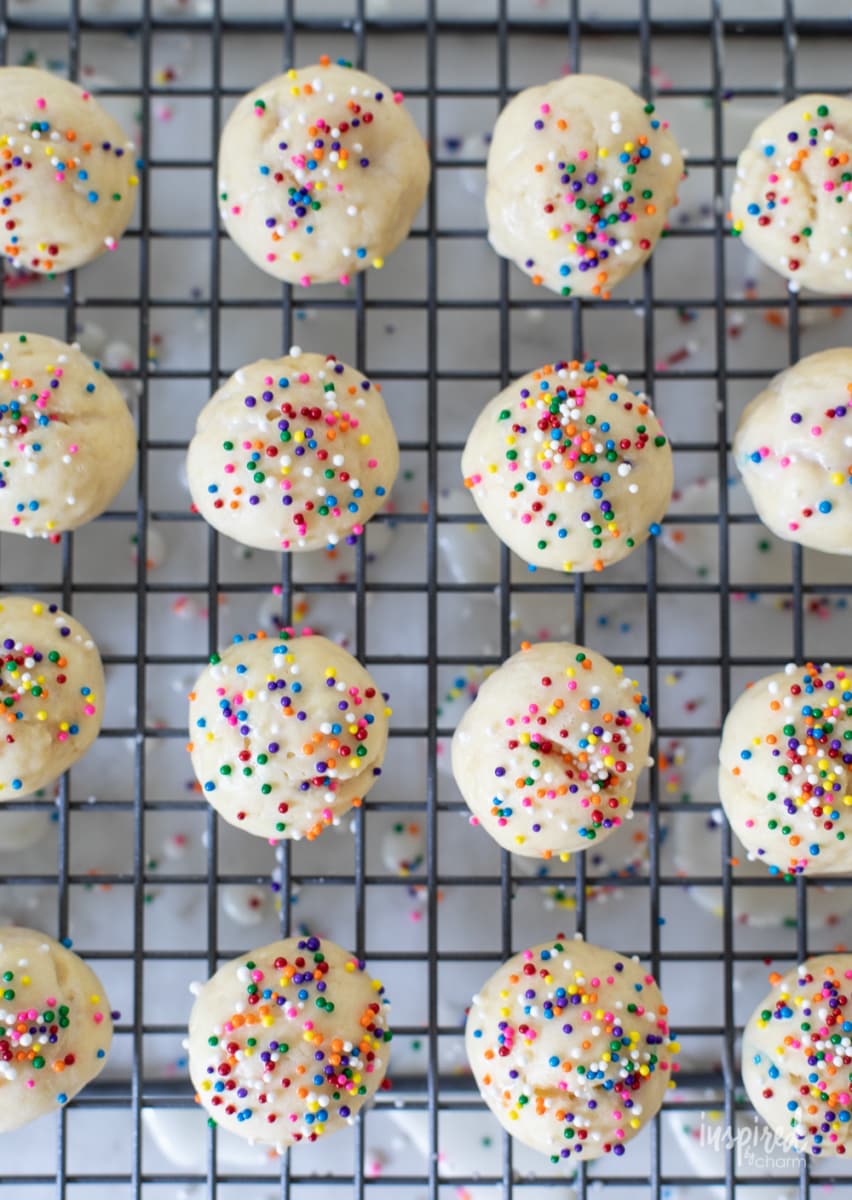 sprinkle covered sugar cookie balls