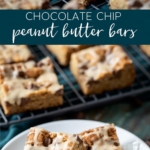 Chocolate Chip Peanut Butter Bars #dessert #dessertbars #chocolate #peanutbutter #chocolatechip #bars