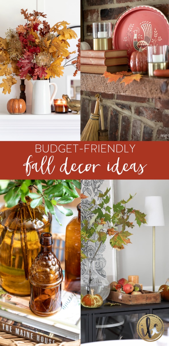 Inexpensive Fall Decorating Ideas #budget #inexpensive #fall #decor #decorating #ideas #autumn #homedecor #seasonaldecor