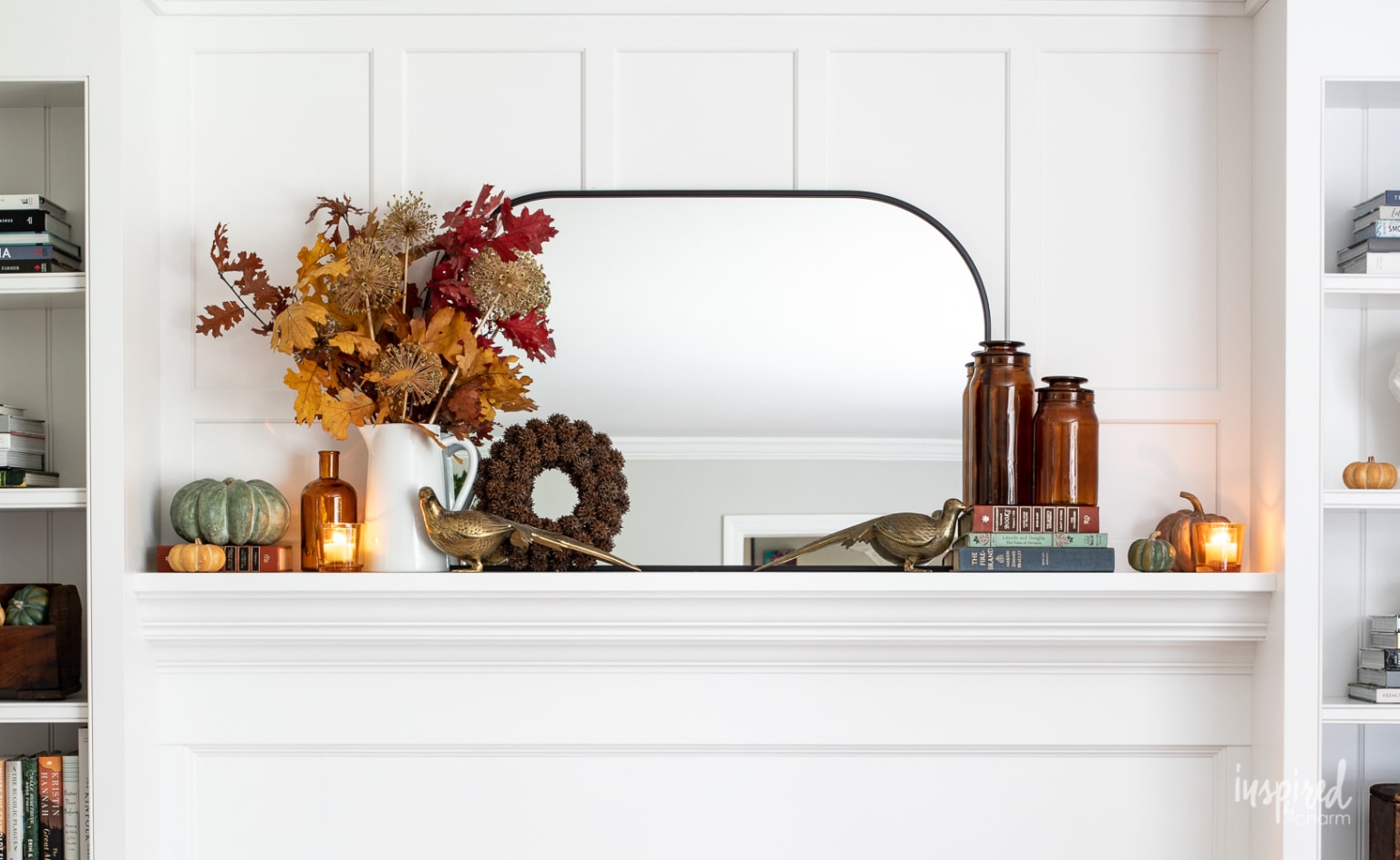 Cozy Fall Mantel Decor Ideas