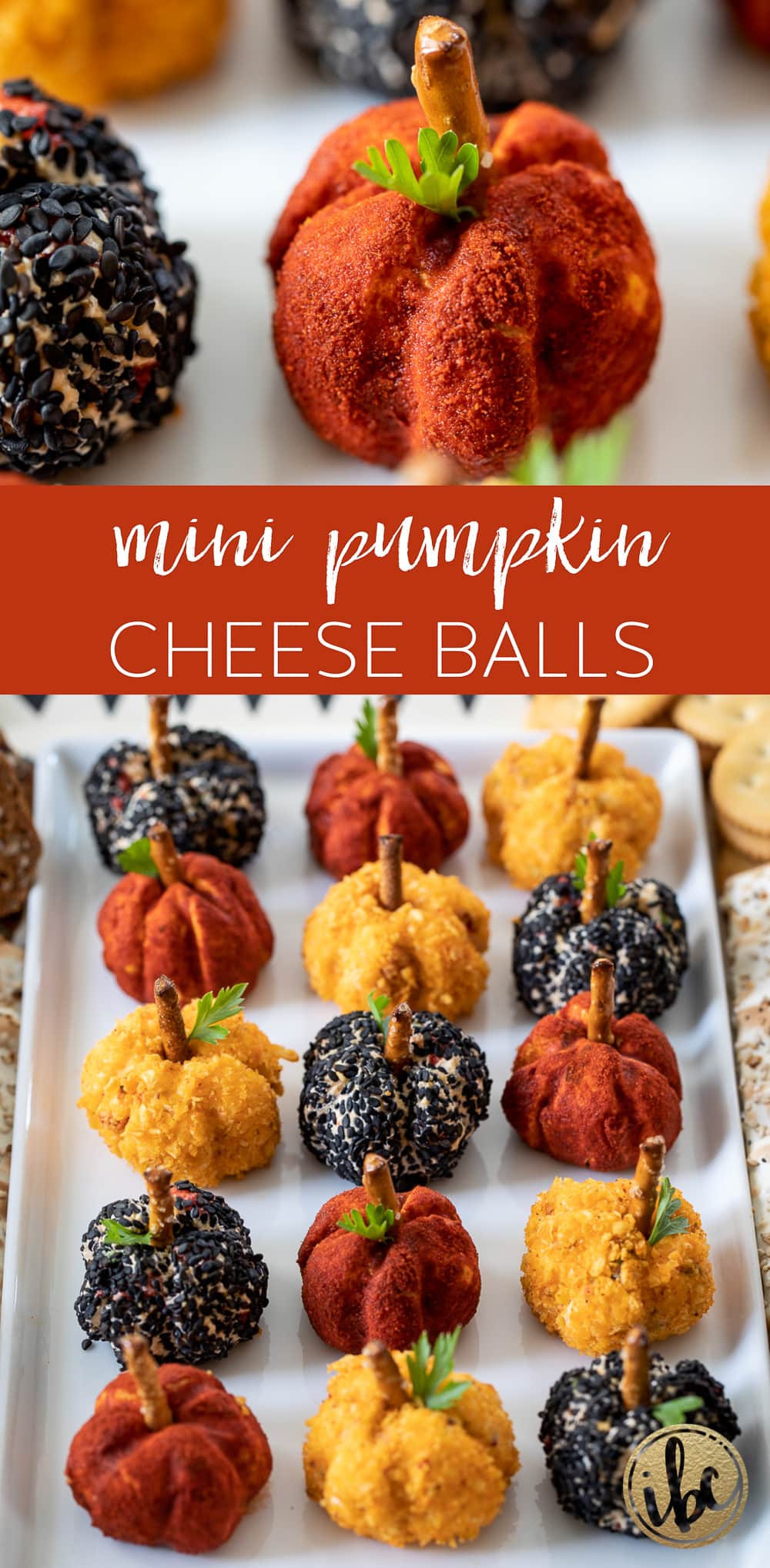 Mini Pumpkin Cheese Balls
