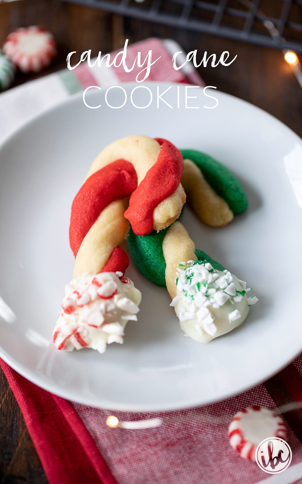 Candy Cane Cookies 