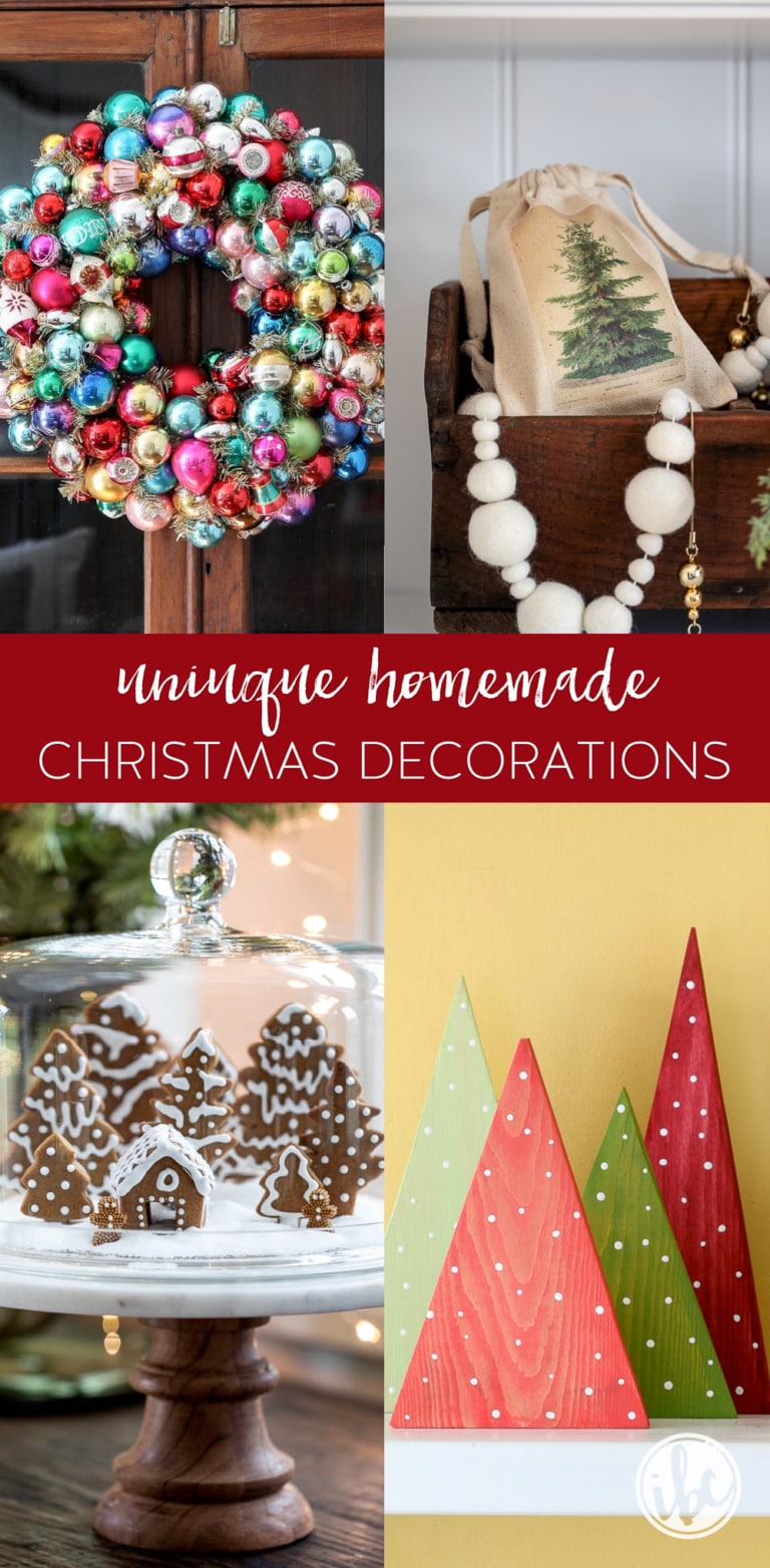 20+ Chic Homemade Christmas Decorations