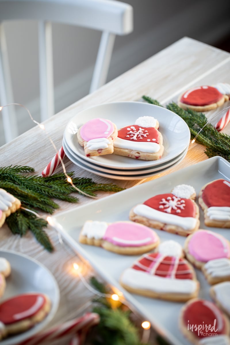 Peppermint Sugar Cookies #sugarcookies #christmas #recipe #peppermint #holiday #christmas