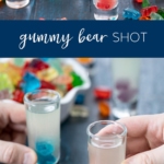 gummy bear shot with title