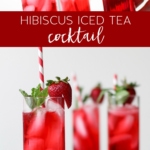Hibiscus Iced Tea Cocktail