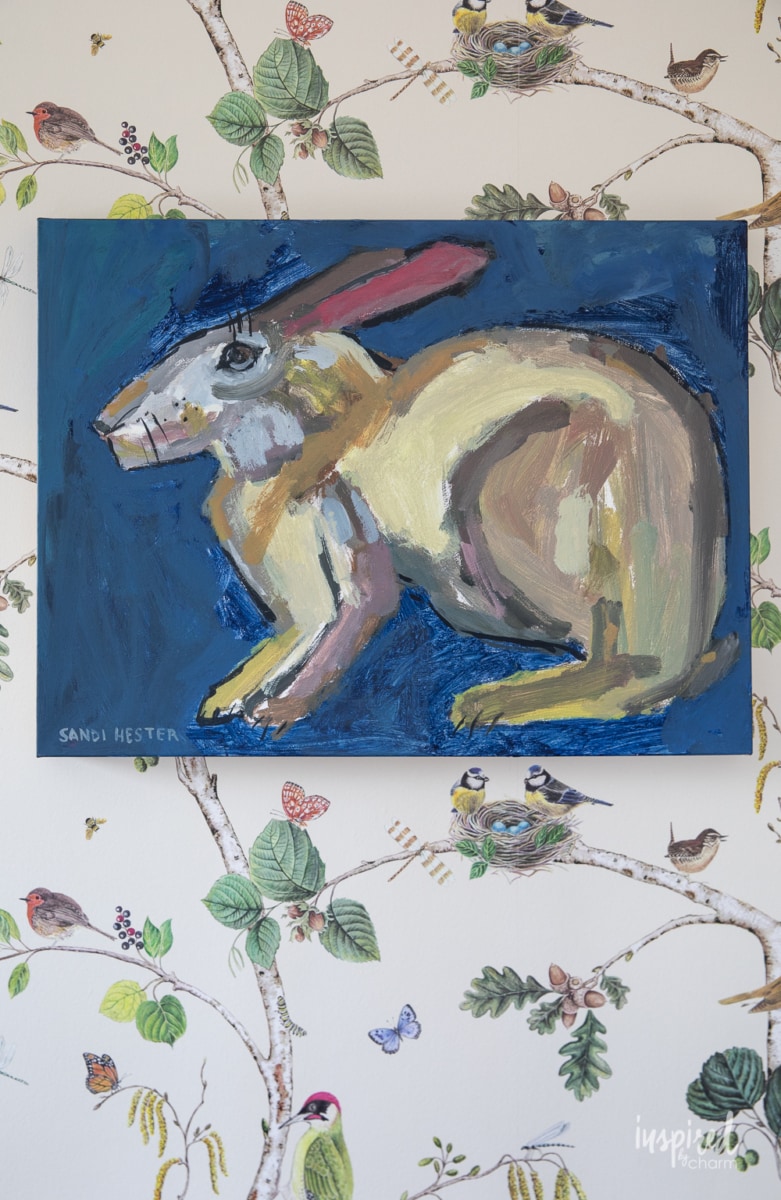 bunny paint by Sandi Hester