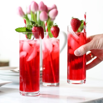 hibiscus tea cocktail