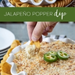 jalapeño Popper Dip in dish.