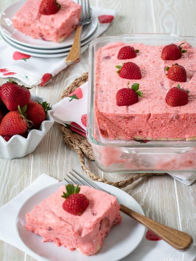 Strawberry Jello Salad Dessert