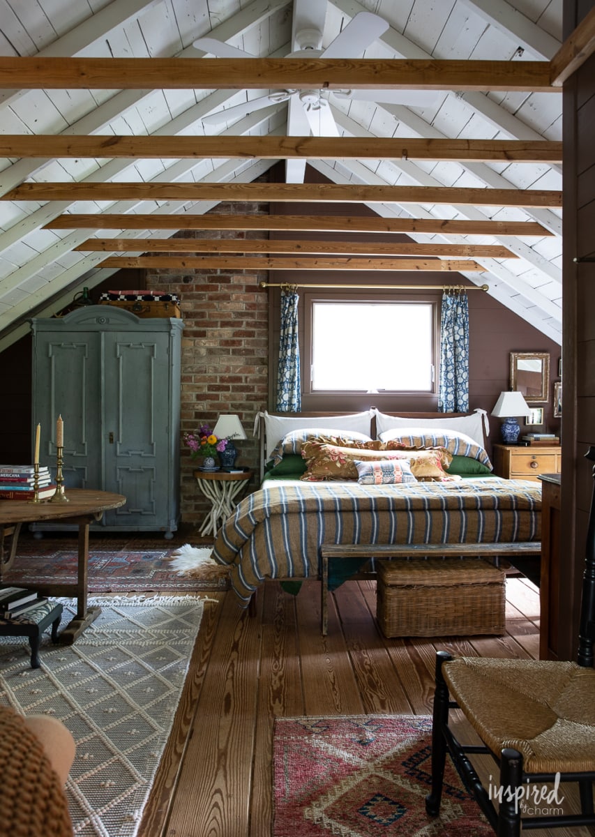 kind bedroom Hayes Cottage decor.