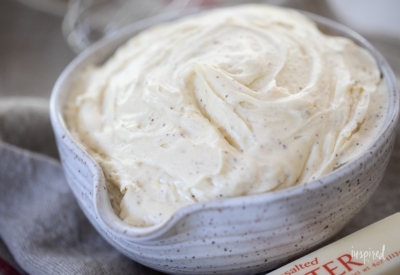 Brown Butter Cream Cheese Frosting in a bowl.