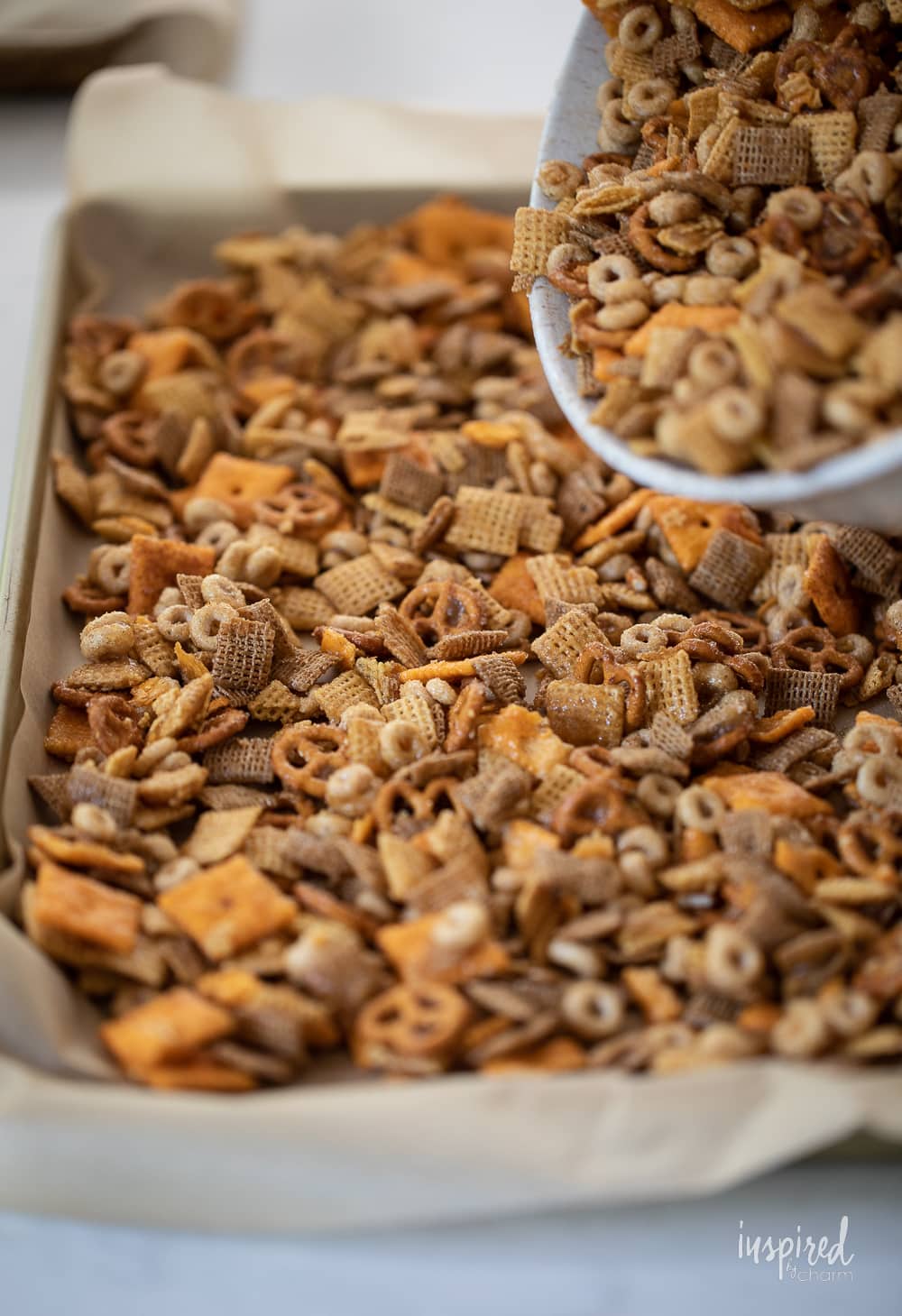 Easy Sweet and Salty Fall Snack Mix Recipe