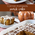 pumpkin snack cake recipe.