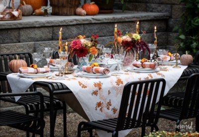 styled Vintage-Inspired Fall Tablescape.