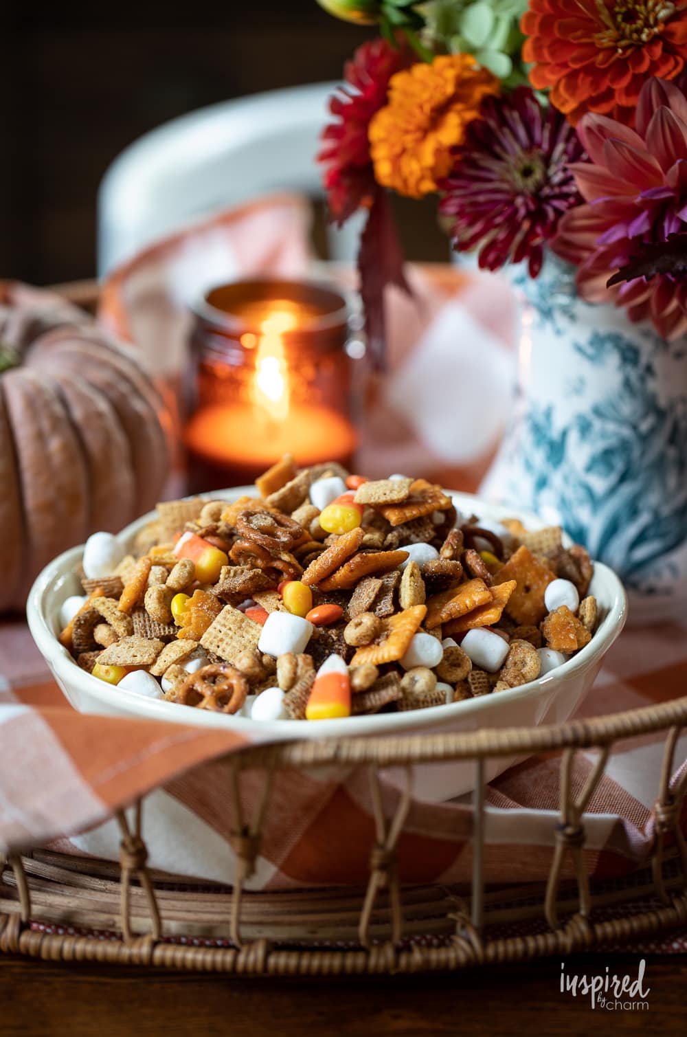 Easy Sweet and Salty Fall Snack Mix Recipe