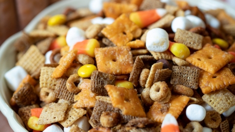 Autumn Snack Mix - Baked Broiled and Basted