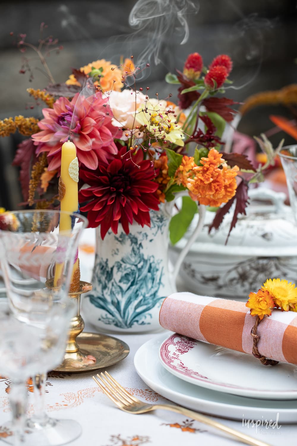 Vintage-Inspired Fall Tablescape