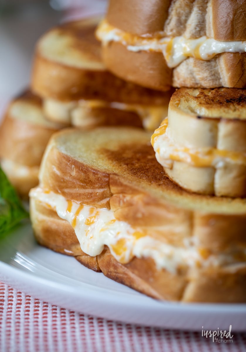 Ultimate Grilled Cheese close up.