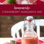 pinterest image for strawberry margarita mix