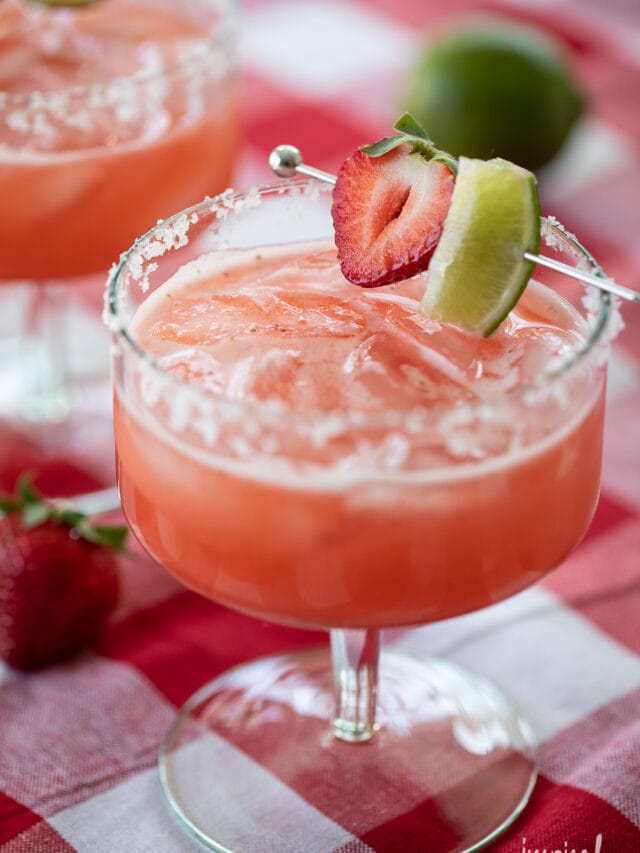 Homemade Strawberry Margarita Mix