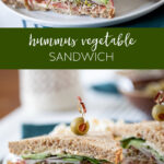 Hummus Sandwich - healthy and delicious recipe